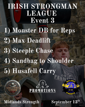 Load image into Gallery viewer, Irish Strongman League 2026 Ticket - Comp 3