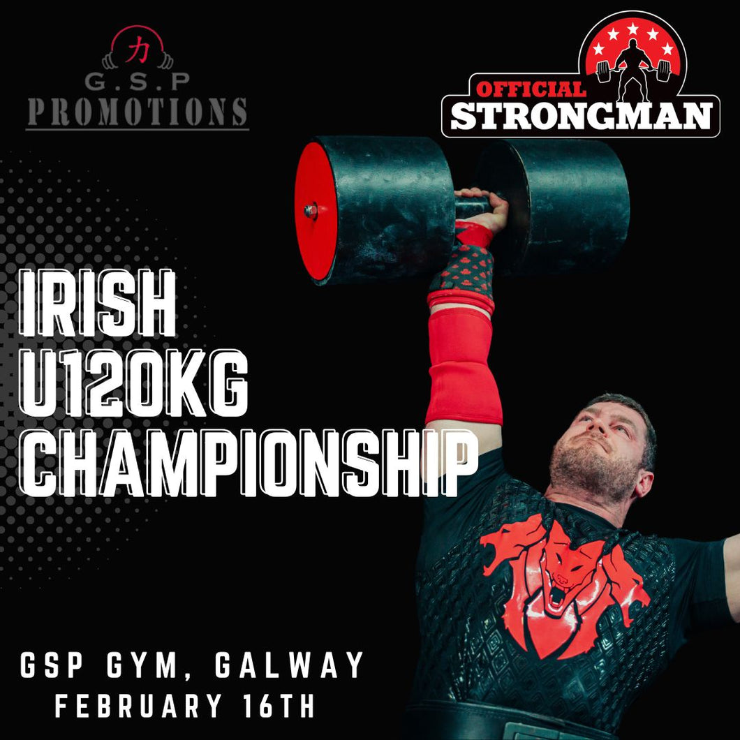 Irish U120kg Strongman Championship Ticket