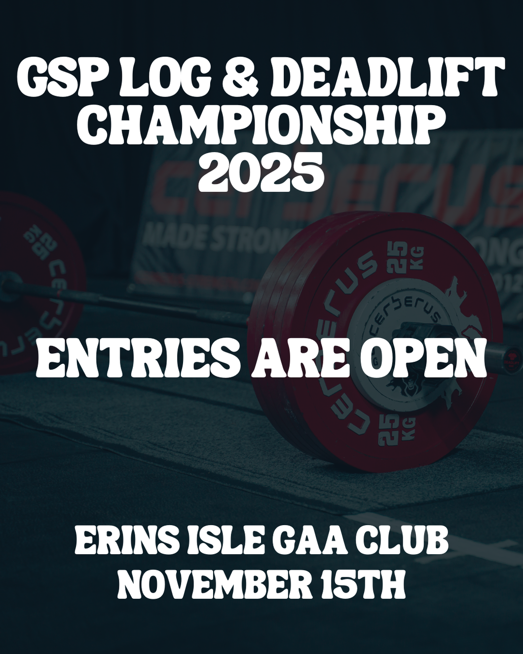 GSP Log-Deadlift Championship 2025